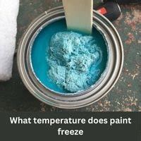 Does Paint Freeze? Exploring the Unpredictable Nature of Artistic Materials